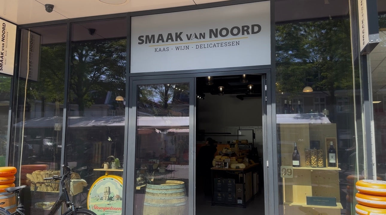 Voorgevel van winkel Smaak van Noord in Amsterdam-Noord