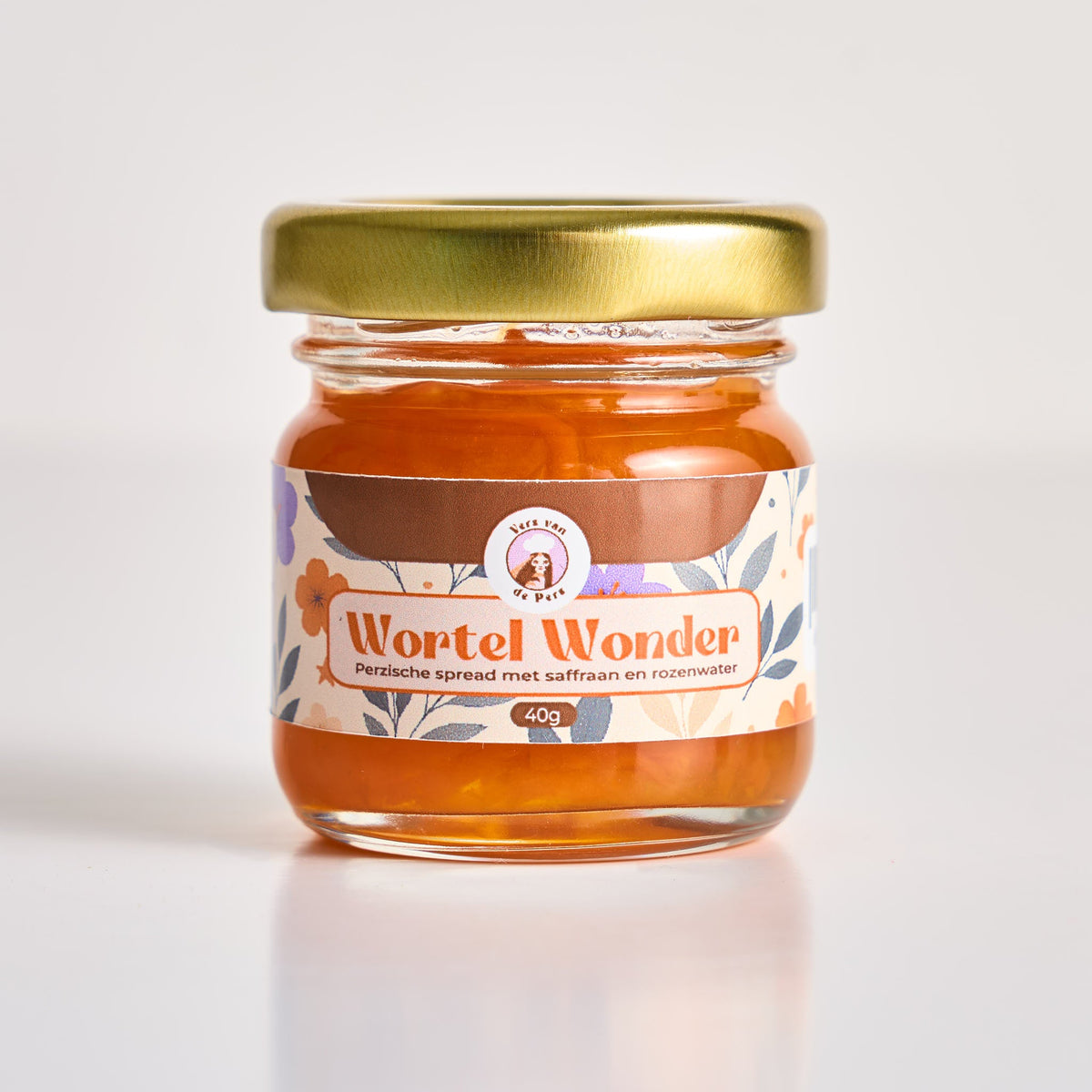 Wortel Wonder mini - Proefpotje Perzische wortelspread met saffraan en rozenwater - Vers van de Pers Food